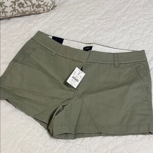 J. Crew Women's Olive Cargo Shorts